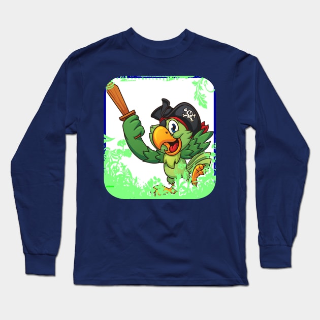 loro, amante de los loros, loro regalo, dueño de loro, loro gracioso, parrot, parrot lover, parrot gift, parrot owner, parrot funny Long Sleeve T-Shirt by Lebihanto